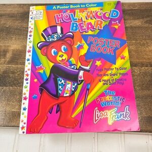 Lisa Frank Hollywood Bear Poster Book, Tear and Share 1996 **Missing Poster**